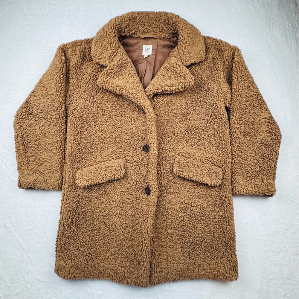 GAP Kids Teddy Bear Coat. Kids size L. Lined.